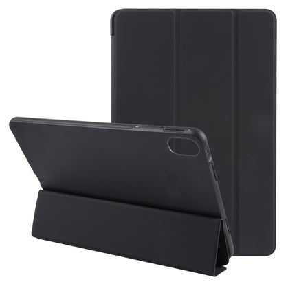 For Huawei MatePad 11 2023 GEBEI 3-folding Holder Shockproof Flip Leather Tablet Case(Black) - Huawei by GEBEI | Online Shopping UK | buy2fix