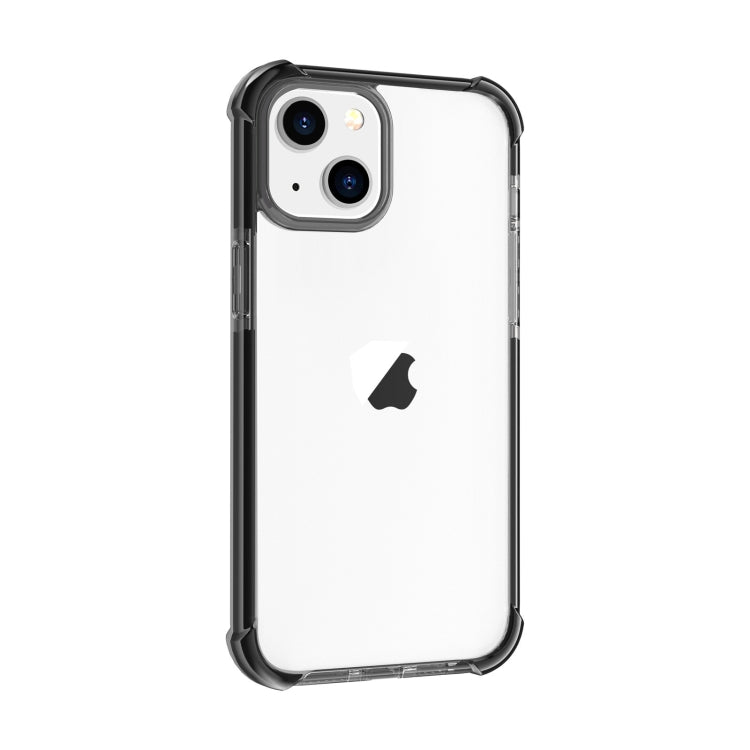 For iPhone 15 Plus Four-corner Shockproof TPU + Acrylic Phone Case(Black) - iPhone 15 Plus Cases by buy2fix | Online Shopping UK | buy2fix
