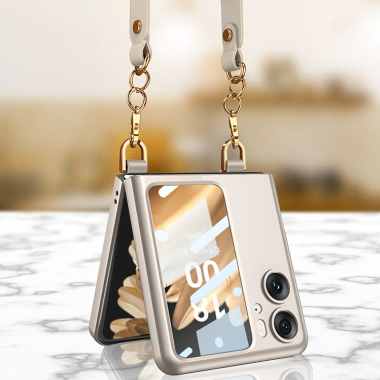 For OPPO Find N2 Flip GKK Integrated Ultra-thin Handbag Phone Case(Purple) - Find N2 Flip Cases by GKK | Online Shopping UK | buy2fix