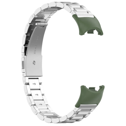 For Xiaomi Mi Band 8 1 Pair  PC Plastic Watch Band Connector(Dark Green) - For Xiaomi by buy2fix | Online Shopping UK | buy2fix