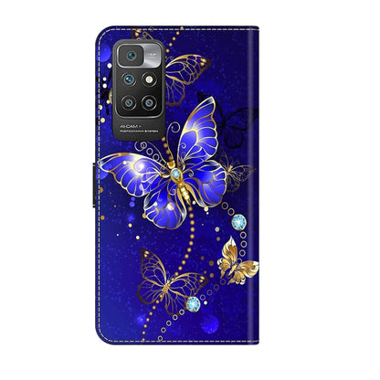 For Xiaomi Redmi 10 Crystal 3D Shockproof Protective Leather Phone Case(Diamond Butterfly) - Xiaomi Cases by buy2fix | Online Shopping UK | buy2fix