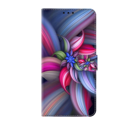 For Xiaomi Redmi Note 8T Crystal 3D Shockproof Protective Leather Phone Case(Colorful Flower) - Xiaomi Cases by buy2fix | Online Shopping UK | buy2fix