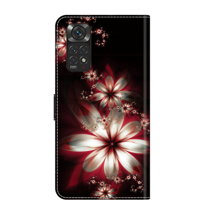 For Xiaomi Redmi Note 11 Global Crystal 3D Shockproof Protective Leather Phone Case(Fantastic Flower) - Xiaomi Cases by buy2fix | Online Shopping UK | buy2fix