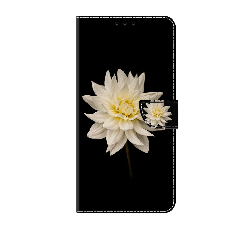 For Xiaomi 13 Pro Crystal 3D Shockproof Protective Leather Phone Case(White Flower) - 13 Pro Cases by buy2fix | Online Shopping UK | buy2fix