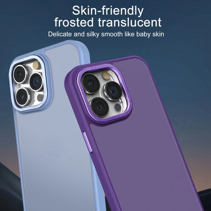 For iPhone XS Max All-inclusive TPU Edge Acrylic Back Phone Case(Navy Blue) - More iPhone Cases by buy2fix | Online Shopping UK | buy2fix