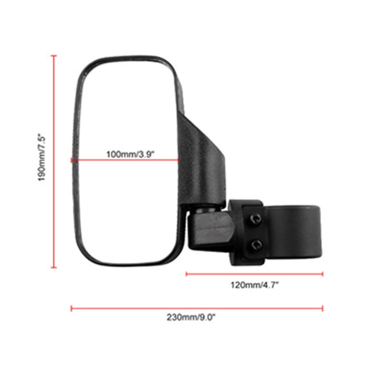 For UTV / ATV UTV-8 Modified Rear View Mirror Side Mirror - Convex Mirror & Accessories by buy2fix | Online Shopping UK | buy2fix