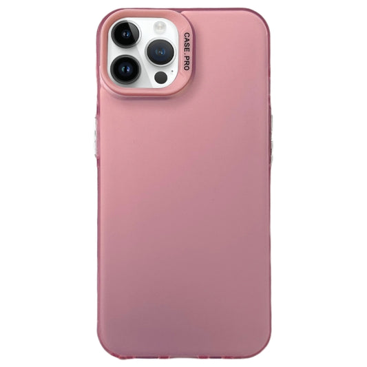 For iPhone 13 Pro Max Semi Transparent Frosted PC Phone Case(Pink) - iPhone 13 Pro Max Cases by buy2fix | Online Shopping UK | buy2fix