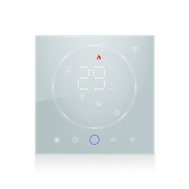 BHT-008GBLW 95-240V AC 16A Smart Home Electric Heating LED Thermostat With WiFi(White) - Thermostat & Thermometer by buy2fix | Online Shopping UK | buy2fix