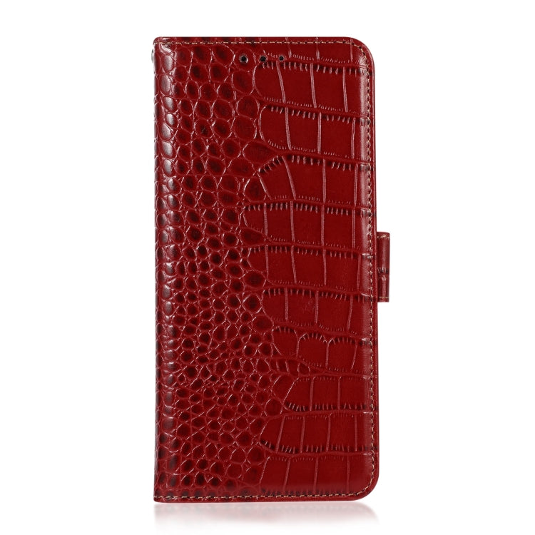 For Nokia C110 Crocodile Top Layer Cowhide Leather Phone Case(Red) - Nokia Cases by buy2fix | Online Shopping UK | buy2fix