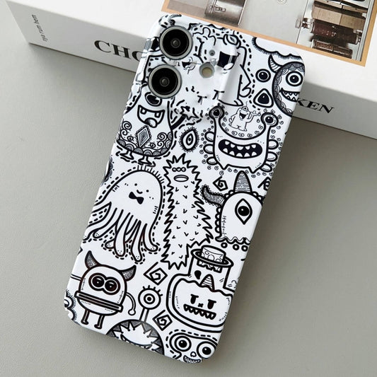 For iPhone 11 Painted Pattern Precise Hole PC Phone Case(Bottle Monster) - iPhone 11 Cases by buy2fix | Online Shopping UK | buy2fix