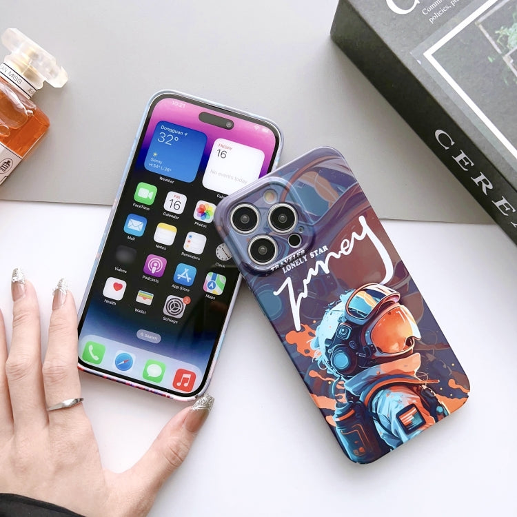 For iPhone 11 Painted Pattern Precise Hole PC Phone Case(Golden Robot) - iPhone 11 Cases by buy2fix | Online Shopping UK | buy2fix