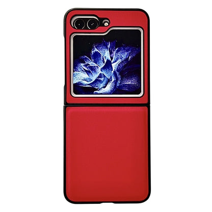 For Samsung Galaxy Z Flip5 Morandi PC Shockproof Phone Case(Red) - Galaxy Z Flip5 Cases by buy2fix | Online Shopping UK | buy2fix