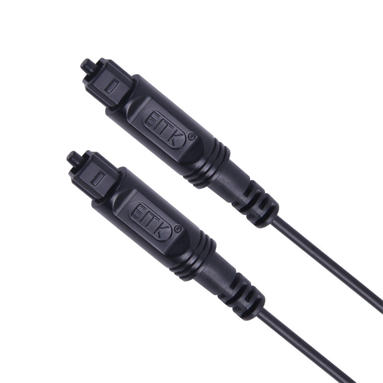 8m EMK OD2.2mm Digital Audio Optical Fiber Cable Plastic Speaker Balance Cable(Black) - Audio Optical Cables by EMK | Online Shopping UK | buy2fix