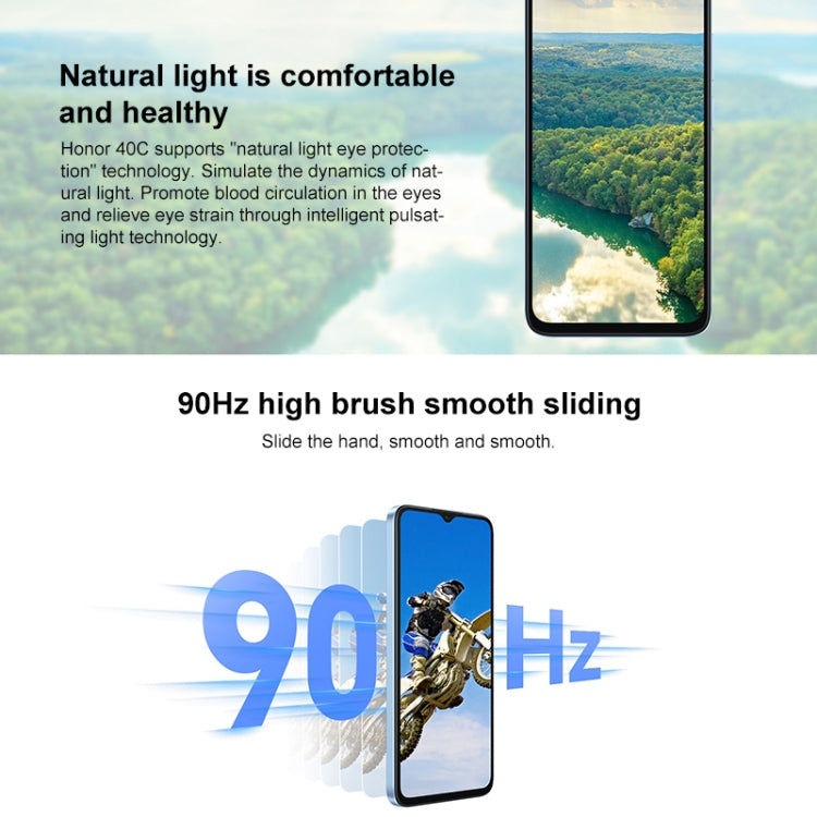 Honor Play 40C 5G, 6GB+128GB, 6.56 inch MagicOS 7.1 Snapdragon 480 Plus Octa Core up to 2.2GHz, Network: 5G, Not Support Google Play(Ink Jade Green) - Honor by Huawei | Online Shopping UK | buy2fix