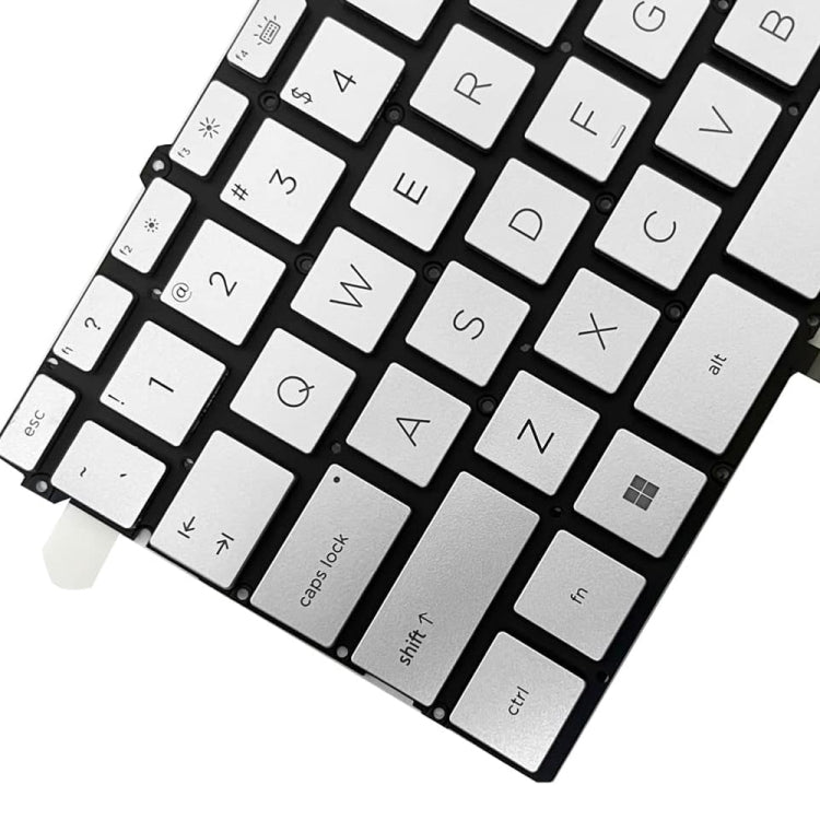 For HP Pavilion X360 14-DW US Version Laptop Backlight Keyboard(Silver) - HP Spare Parts by buy2fix | Online Shopping UK | buy2fix