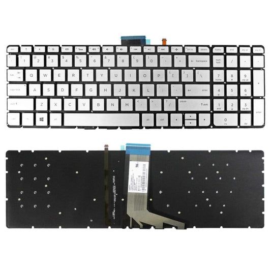 For HP M6-W US Version Laptop Backlight Keyboard(Silver) - HP Spare Parts by buy2fix | Online Shopping UK | buy2fix