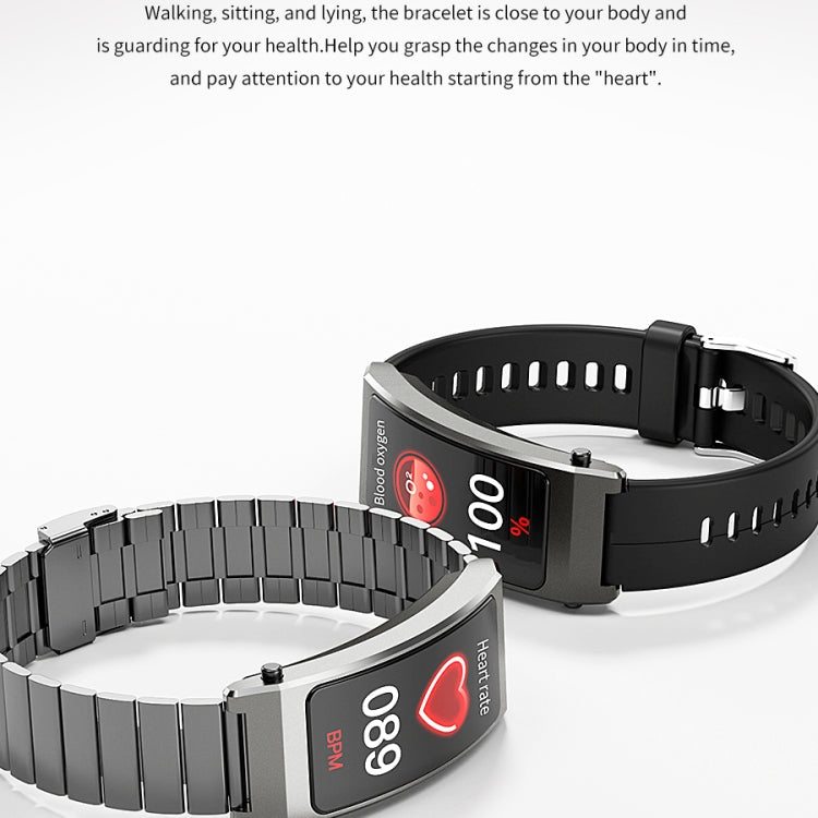 K13S 1.14 inch TFT Screen Milanese Metal Strap Smart Call Bracelet Supports Sleep Management / Blood Oxygen Monitoring(Tarnish) - Smart Wristbands by buy2fix | Online Shopping UK | buy2fix