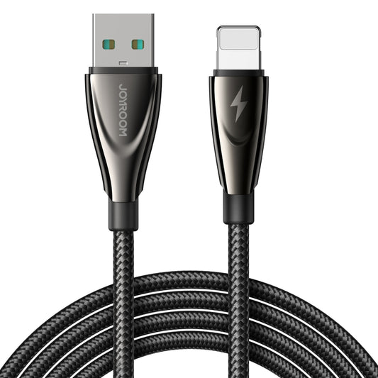 JOYROOM SA31-AL3 3A USB to 8 Pin Fast Charge Data Cable, Length: 1.2m(Black) - Normal Style Cable by JOYROOM | Online Shopping UK | buy2fix