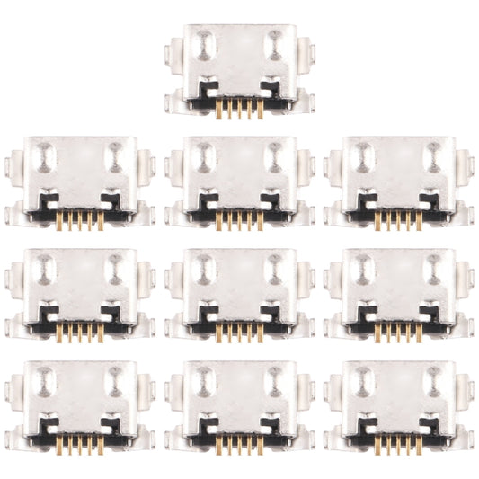 For Samsung Galaxy A12 Nacho SM-A127 10 PCS Charging Port Connector - Single Tail Connector by buy2fix | Online Shopping UK | buy2fix