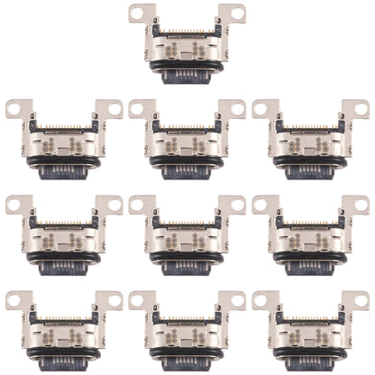 For Samsung Galaxy A73 5G SM-A736B 10 PCS Charging Port Connector - Single Tail Connector by buy2fix | Online Shopping UK | buy2fix