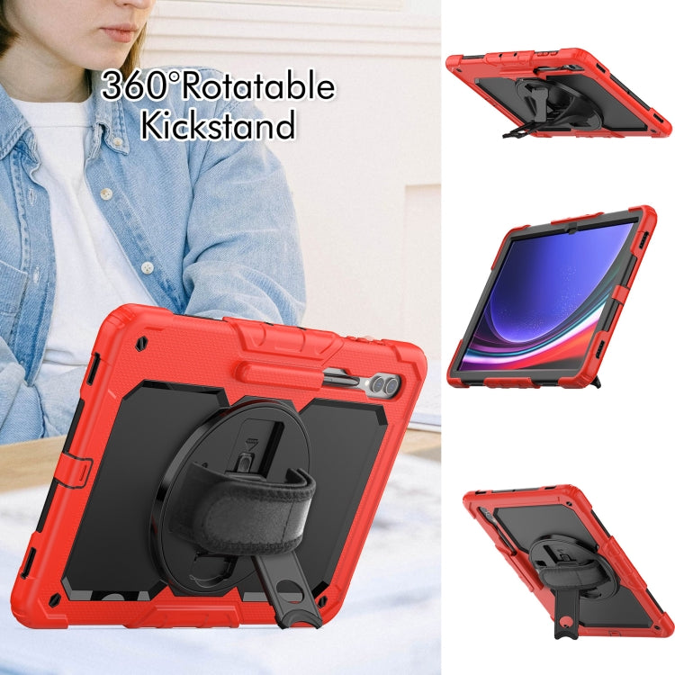 For Samsung Galaxy Tab S9 Ultra / S8 Ultra Silicone + PC Tablet Case(Red+Black) - Galaxy Tab S9 Ultra Cases by buy2fix | Online Shopping UK | buy2fix