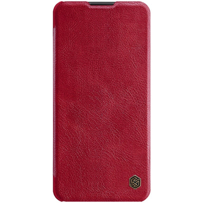 For Samsung Galaxy A21s NILLKIN QIN Series Crazy Horse Texture Horizontal Flip Leather Case with Card Slot(Red) - Galaxy Phone Cases by NILLKIN | Online Shopping UK | buy2fix