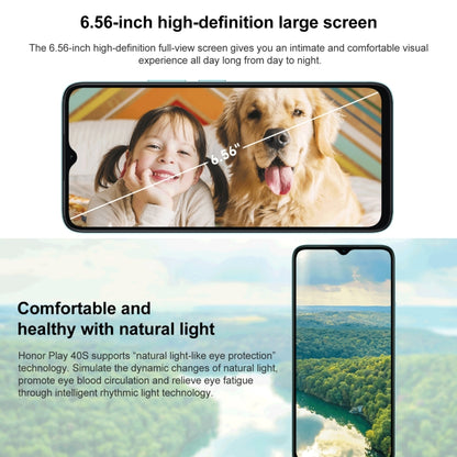 Honor Play 40S 5G, 4GB+128GB, 6.56 inch MagicOS 7.1 Snapdragon 480 Plus Octa Core up to 2.2GHz, Network: 5G, Not Support Google Play(Magic Night Black) - Honor by Huawei | Online Shopping UK | buy2fix