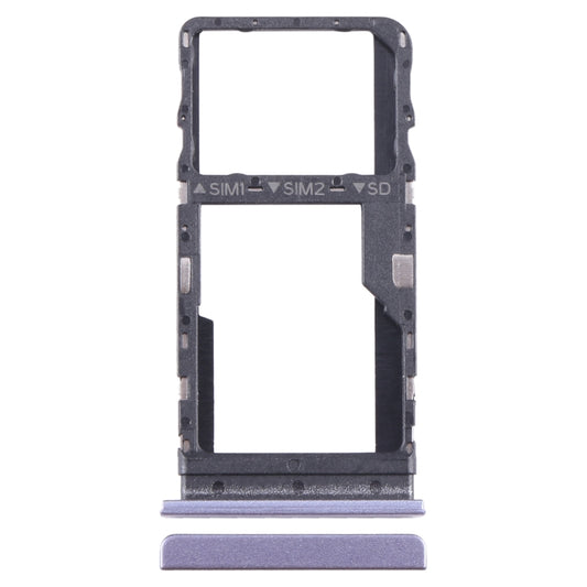 For TCL 40 R Original SIM + Micro SD Card Tray(Purple) - For TCL by buy2fix | Online Shopping UK | buy2fix