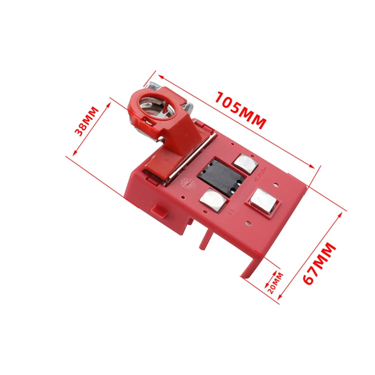 CP-4194 Car 32V 400A Positive Battery Terminal Quick Release Fused Battery Distribution with Cover(Red) - Fuse by buy2fix | Online Shopping UK | buy2fix