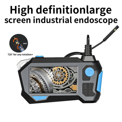 P120 Rotatable 8mm Dual Lenses Industrial Endoscope with Screen, 9mm Tail Pipe Diameter, Spec:2m Tube -  by buy2fix | Online Shopping UK | buy2fix