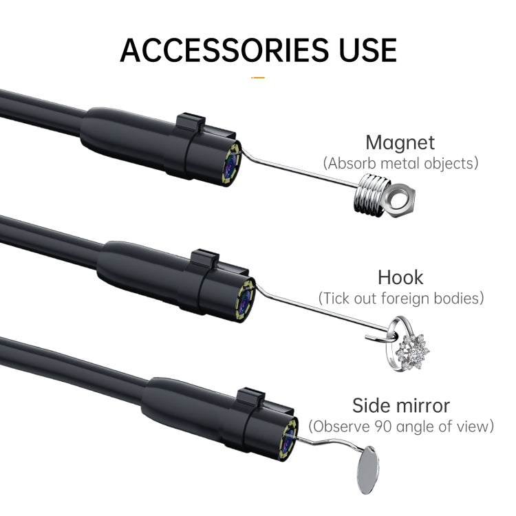 P200 5.5mm Front Lenses Integrated Industrial Pipeline Endoscope with 4.3 inch Screen, Spec:10m Tube -  by buy2fix | Online Shopping UK | buy2fix