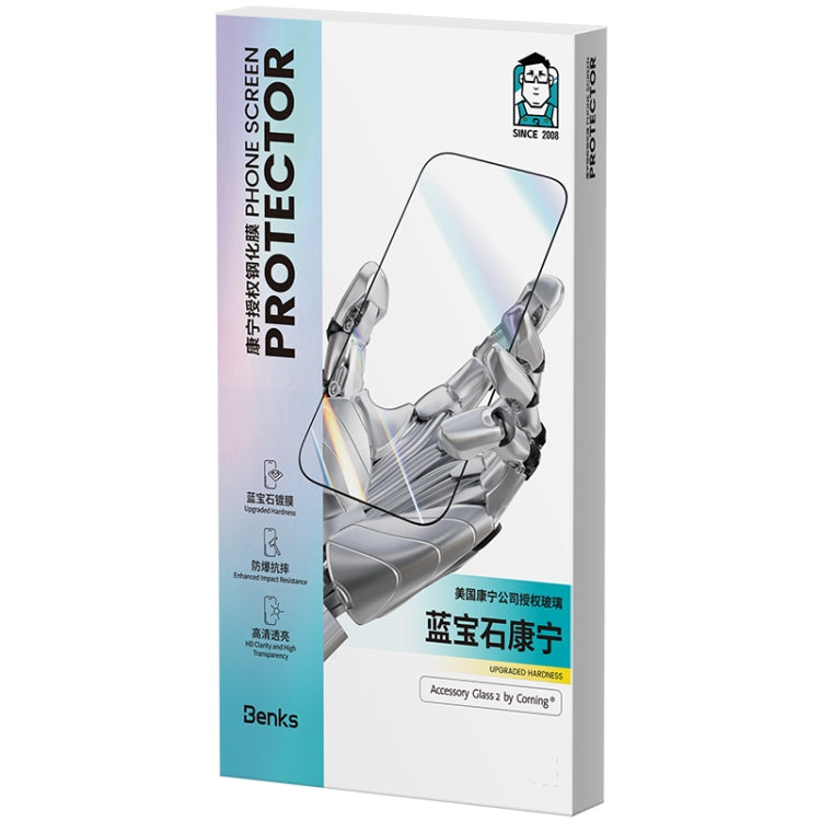 For iPhone 15 Pro Max Benks King Kong Corning Sapphire Tempered Glass Film - iPhone 15 Pro Max Tempered Glass by Benks | Online Shopping UK | buy2fix