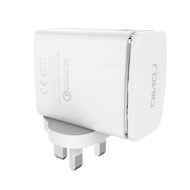 LDNIO A1301Q 2 in 1 18W QC3.0 USB Interface Travel Charger Mobile Phone Charger with Type-C / USB-C Data Cable, UK Plug - Mobile Accessories by LDNIO | Online Shopping UK | buy2fix