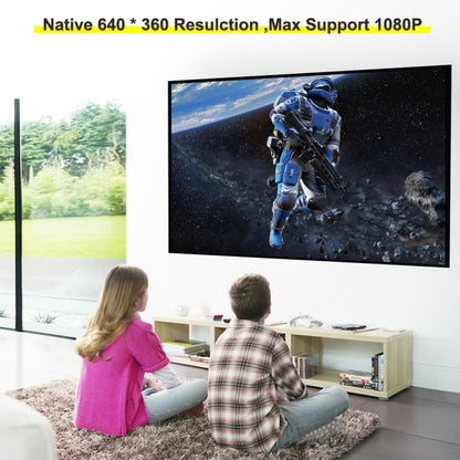 YG230 LED 1080P Mini Portable Projector Children Projector, Same Screen Version, Plug Type:EU Plug - Mini Projector by buy2fix | Online Shopping UK | buy2fix