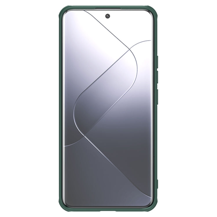 For Xiaomi 14 NILLKIN Black Mirror Prop CD Texture Mirror Phone Case(Green) - 14 Cases by NILLKIN | Online Shopping UK | buy2fix