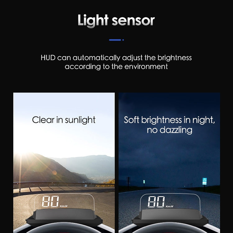 L3 HUD Head-up Display Car OBD2 Digital Display - Head Up Display System by buy2fix | Online Shopping UK | buy2fix