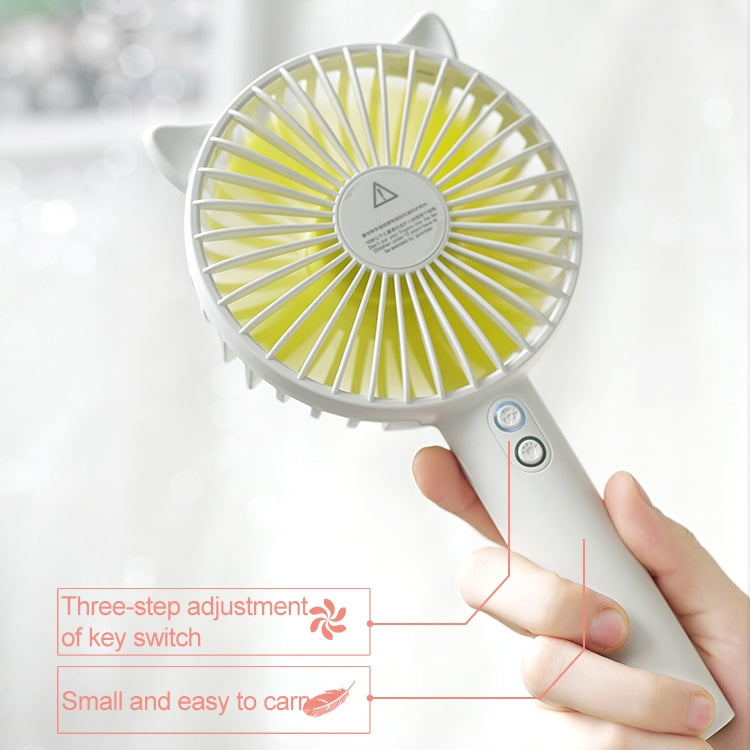 N10 Multi-function Handheld Desktop Holder Electric Fan, with 3 Speed Control (White) - Consumer Electronics by buy2fix | Online Shopping UK | buy2fix