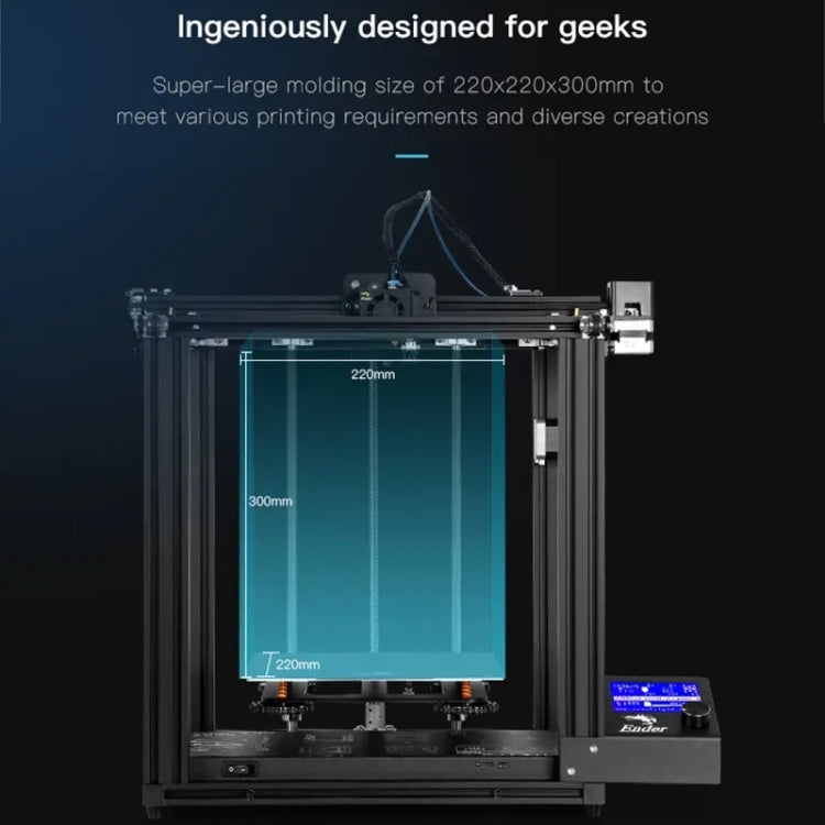 CREALITY Ender-5 Pro Silent Mainboard Double Y-axis DIY 3D Printer, Print Size : 22 x 22 x 30cm, US Plug - 3D Printer by Creality | Online Shopping UK | buy2fix