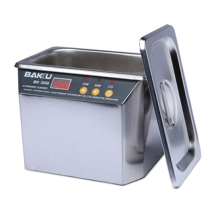 BAKU BK-3550 35W / 50W Adjustable 0.8L LCD Display Ultrasonic Cleaner, AC 220V, EU Plug - Ultrasonic Cleaner by BAKU | Online Shopping UK | buy2fix