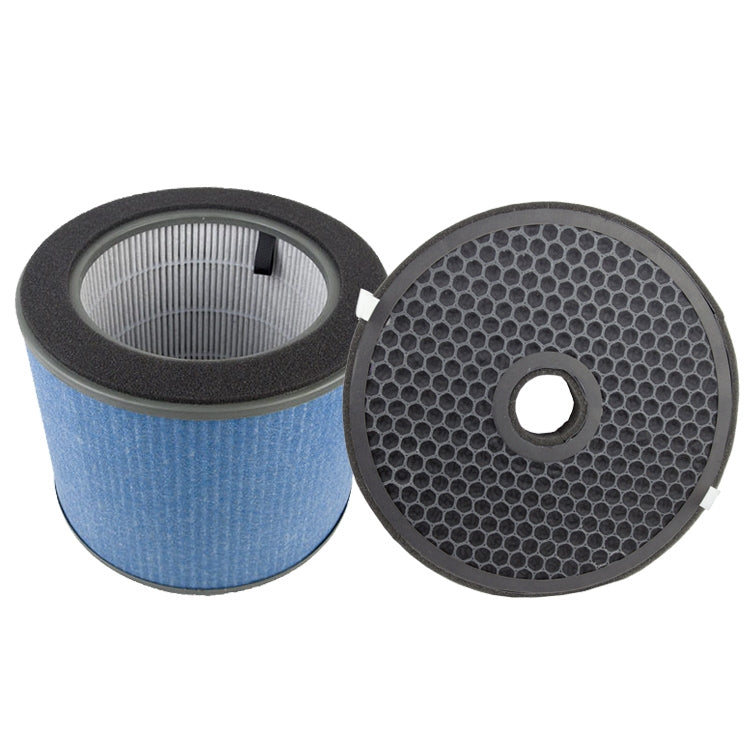 For Haier F300/MFC F330/MFA Air Purifier Replacement Screen Strainer HEPA + Activated Carbon Filter Element Set - Home & Garden by buy2fix | Online Shopping UK | buy2fix