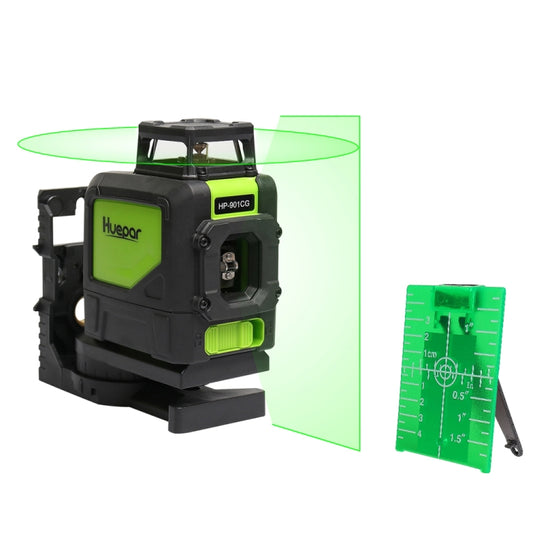 901CG H360 Degrees / V130 Degrees Laser Level Covering Walls and Floors 5 Line Green Beam IP54 Water / Dust proof(Green) - Laser Rangefinder by buy2fix | Online Shopping UK | buy2fix