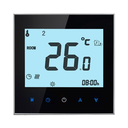 BHT-1000-GA-WIFI 3A Load Water Heating Type Touch LCD Digital WiFi Heating Room Thermostat, Display Clock / Temperature / Periods / Time / Week / Heat etc.(Black) - Indoor Thermometer by buy2fix | Online Shopping UK | buy2fix