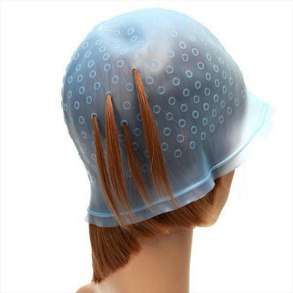 High Temperature Resistant Acid and Alkali Silicone Pick Dye Hair Dye Hat, Random Color Delivery - Hair Trimmer by buy2fix | Online Shopping UK | buy2fix