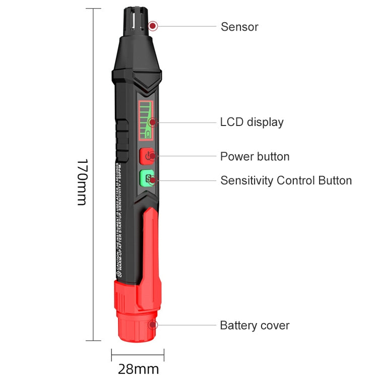 HABOTEST HT60 Combustible Gas Detector - Gas Monitor by HABOTEST | Online Shopping UK | buy2fix