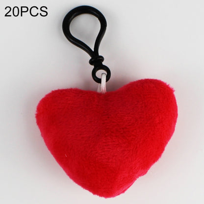 20 PCS Creative Plush Doll Mobile Pendants Gift Cartoon Cute Facial Expression Decorations Keychains with Hook - Key Rings by buy2fix | Online Shopping UK | buy2fix