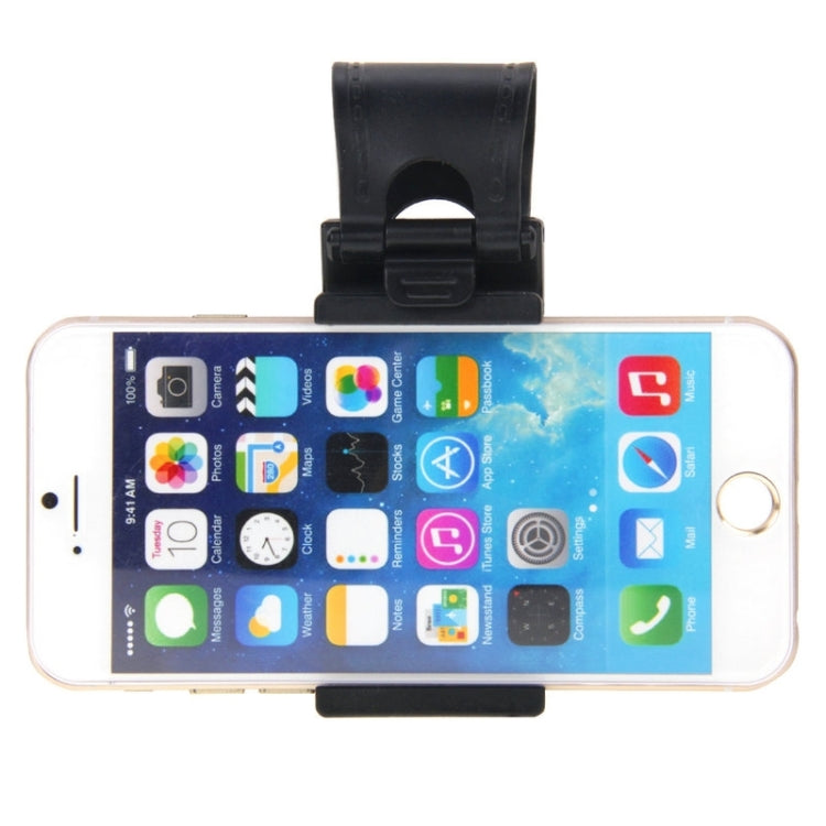 [HK Warehouse] HAWEEL Universal Car Steering Wheel Phone Mount Holder(Black) - Car Holders by HAWEEL | Online Shopping UK | buy2fix