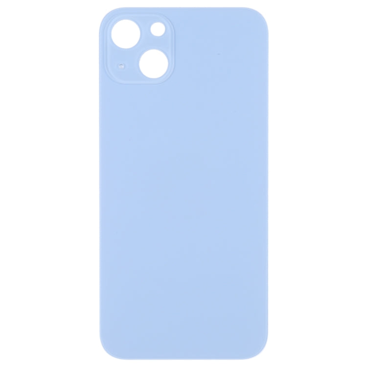 Easy Replacement Big Camera Hole Glass Back Battery Cover for iPhone 14(Blue) - Repair & Spare Parts by buy2fix | Online Shopping UK | buy2fix