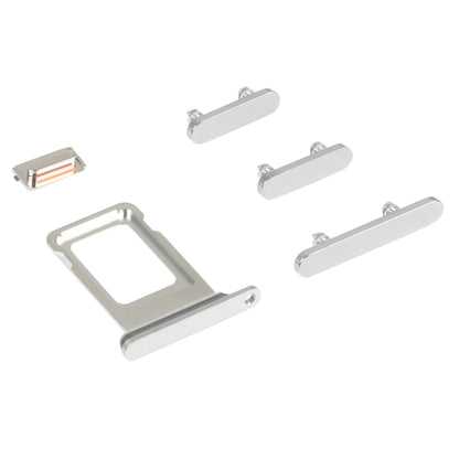 SIM Card Tray + Side Keys for iPhone 14 Pro(Silver) - Repair & Spare Parts by buy2fix | Online Shopping UK | buy2fix