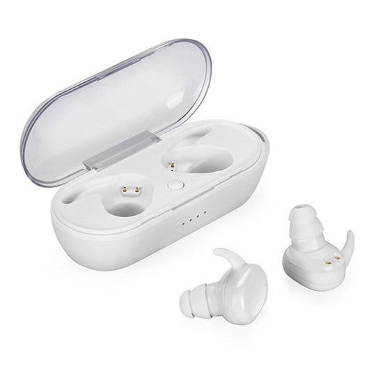 TWS-4 IPX5 Waterproof Bluetooth 5.0 Touch Wireless Bluetooth Earphone with Charging Box, Support HD Call & Voice Prompts(White) - TWS Earphone by buy2fix | Online Shopping UK | buy2fix