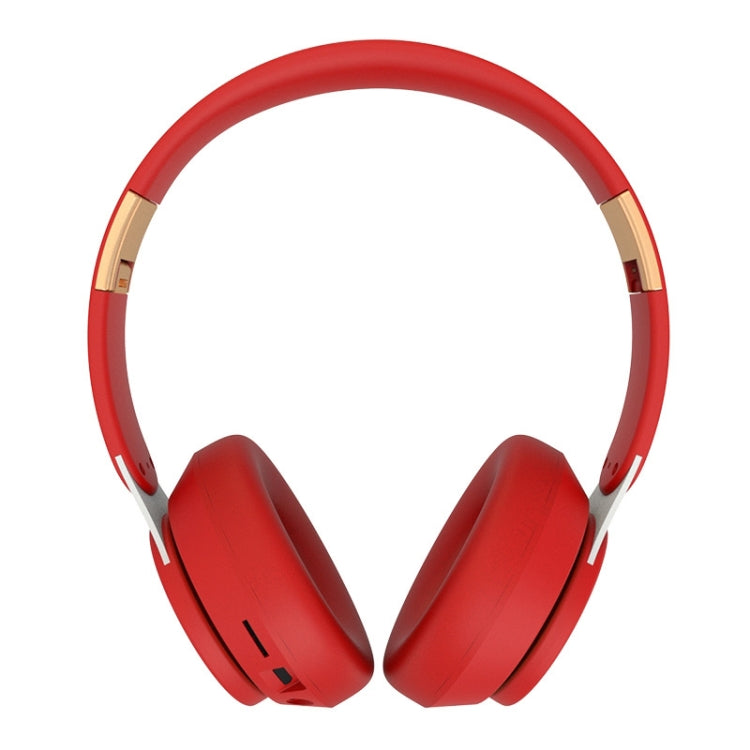 07S Folding Sports Computer Games Wireless Bluetooth V5.0 Headset with Mic (Red) - Headset & Headphone by buy2fix | Online Shopping UK | buy2fix